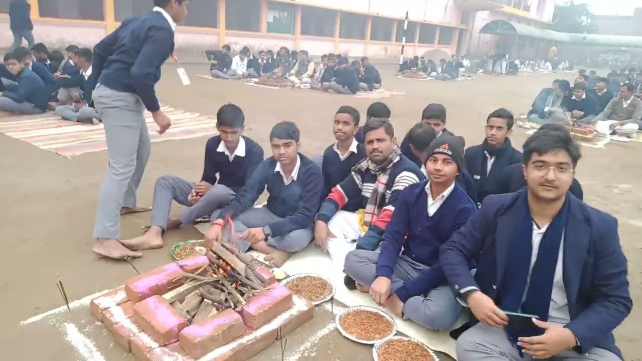 Sarswati Poojan Program in vidya Mandir Deoria 2024