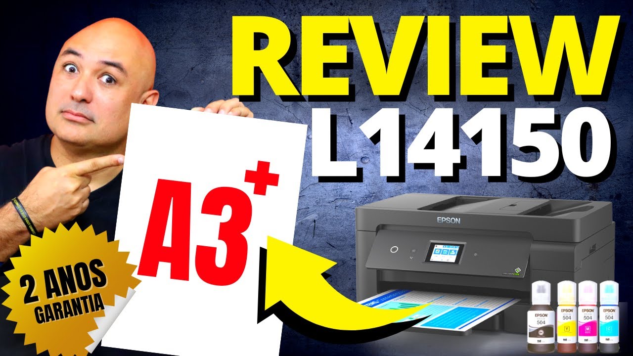Epson L14150 uma Ecotank A3 com ótimo custo benefício!