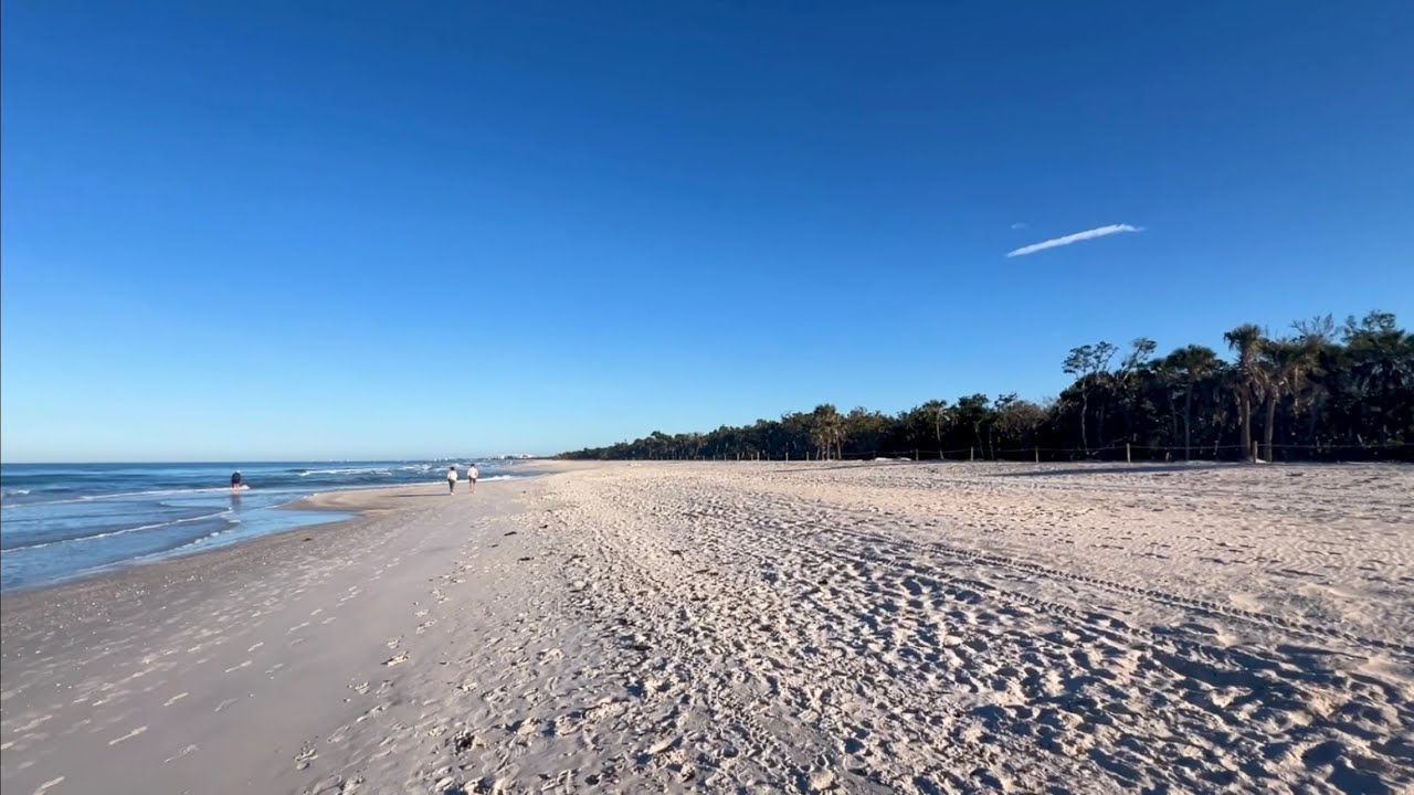 A Walk on the Mile-Long Beach at Delnor-Wiggins on a Gorgeous Wednesday Morning in North Naples, FL