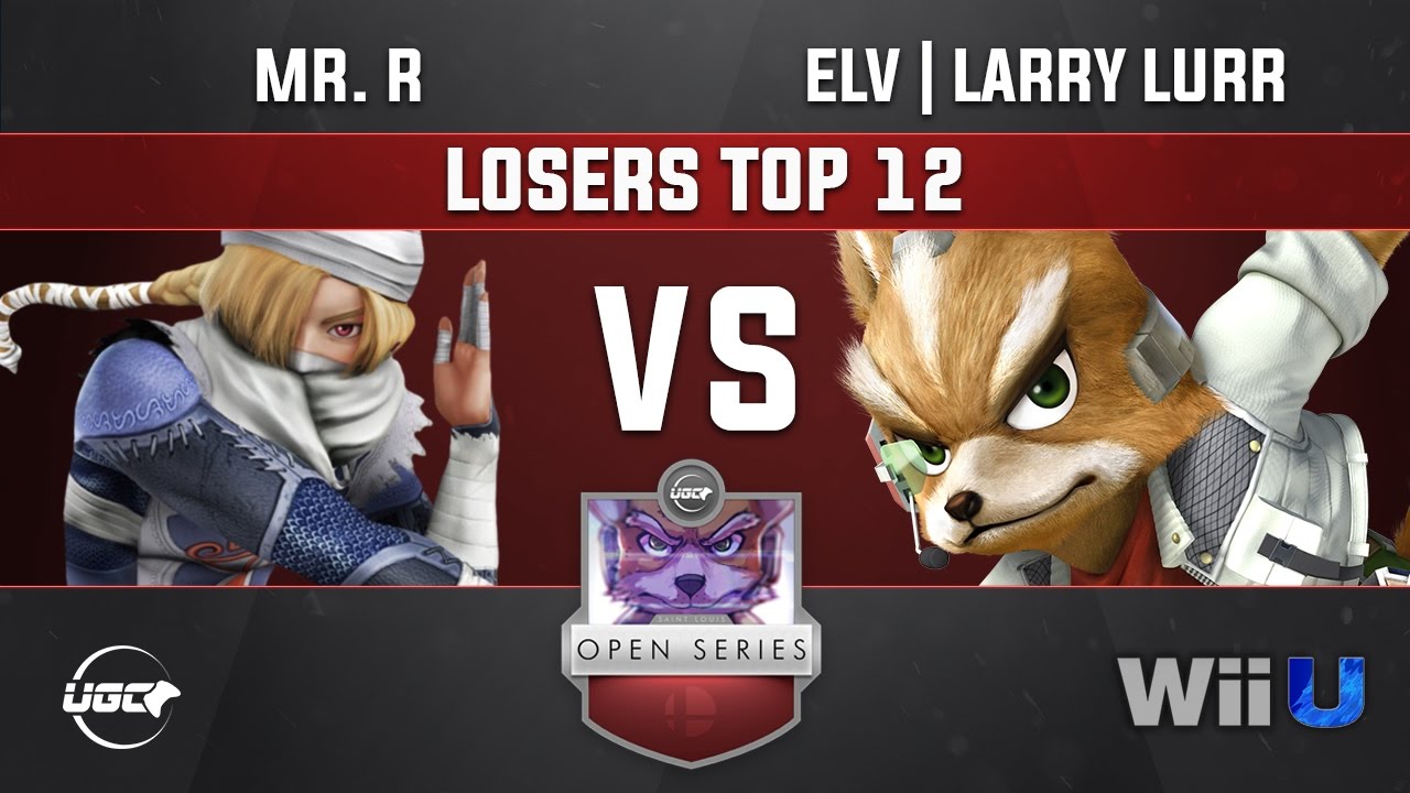 UGC Smash 4 LOSERS TOP 12  - Mr. R (Sheik) vs eLv | Larry Lurr (Fox)