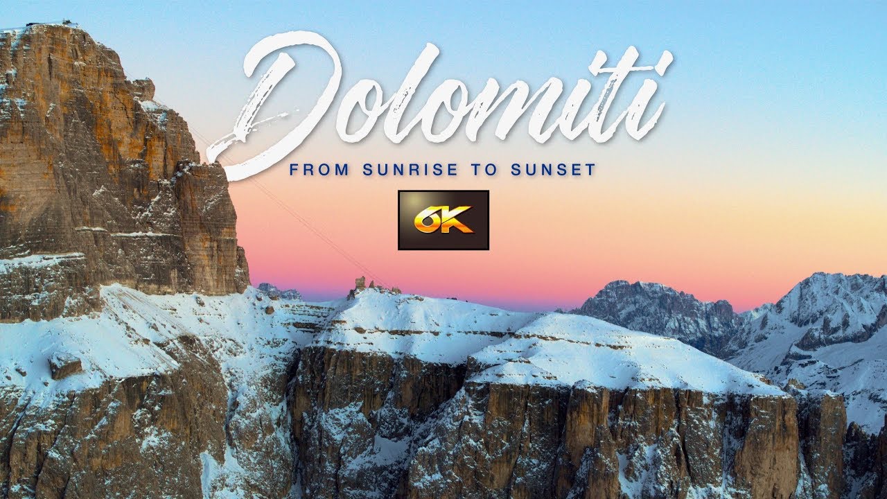Dolomiti Ep. 008 | FROM SUNSET TO SUNRISE. A 6K Ultra HD Drone Video