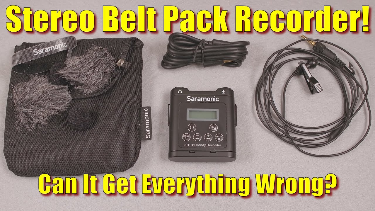 Saramonic SR-R1 Recorder Review and Test - Compared to Tascam DR-10L