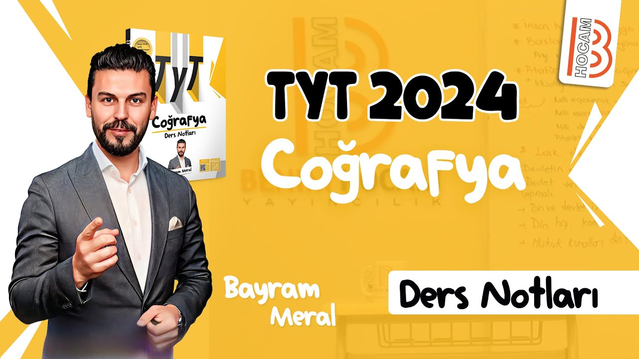30) TYT Coğrafya - Doğadaki Üç Unsur Su 1 Göller - Bayram MERAL -2024