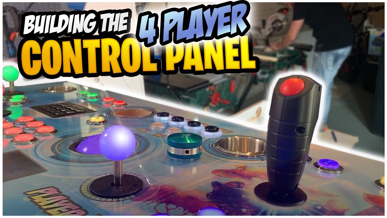 Building the 4 player Arcade control-panel