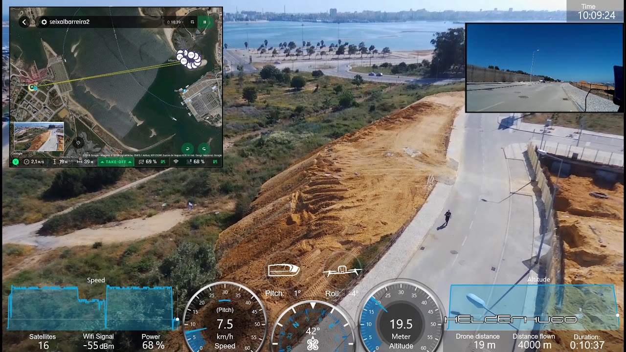 FlightPlan with Parrot Bebop 2 Power visiting the Windmills Part Two