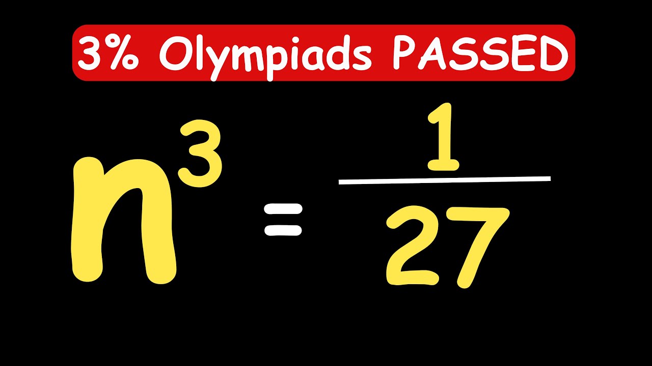 FRANCE OLYMPIADS || How to Solve for n?