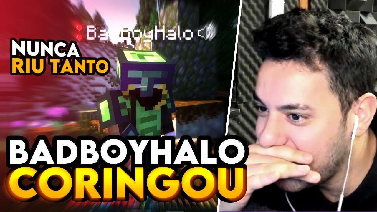 FOREVER ENCONTRA BADBOYHALO QUEBRANDO DE RIR COM MAX  - QSMP