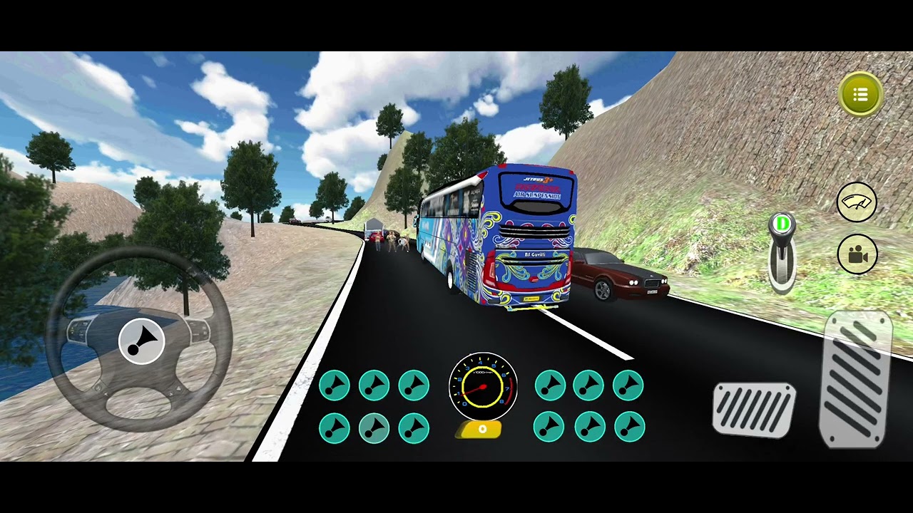 BUS SIMULATOR INDONESIA OM TELOLETOM ENDINGNYA NABRAK POHON