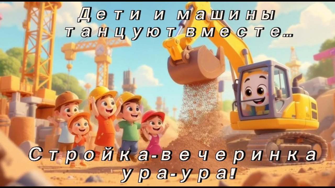 Стройка-вечеринка  | Детская песня про строительные машины | Часть N 2