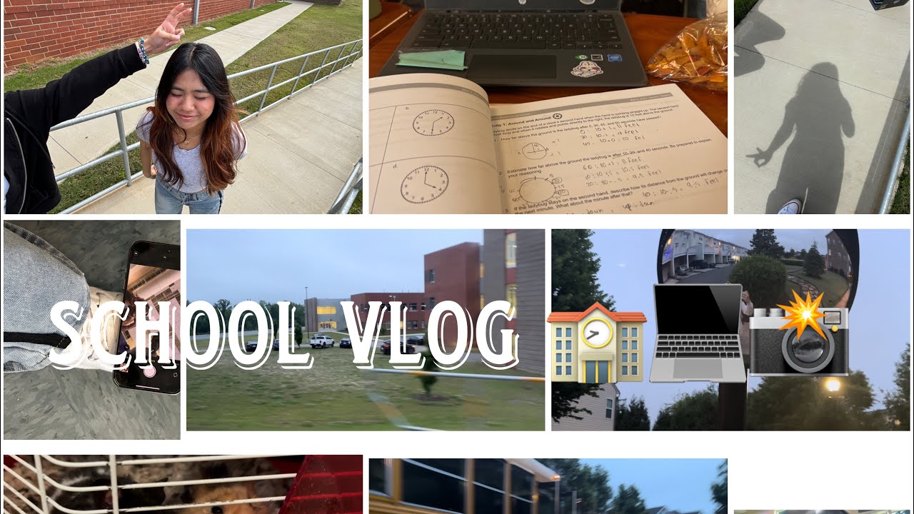 មួយថ្ងៃពេញនៅសាលា🏫💻(school vlog )#khmer #cambodia #usa