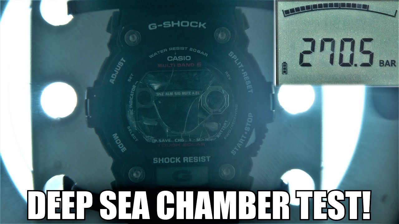 How Waterproof Casio G-Shock really is? Deep Sea Test