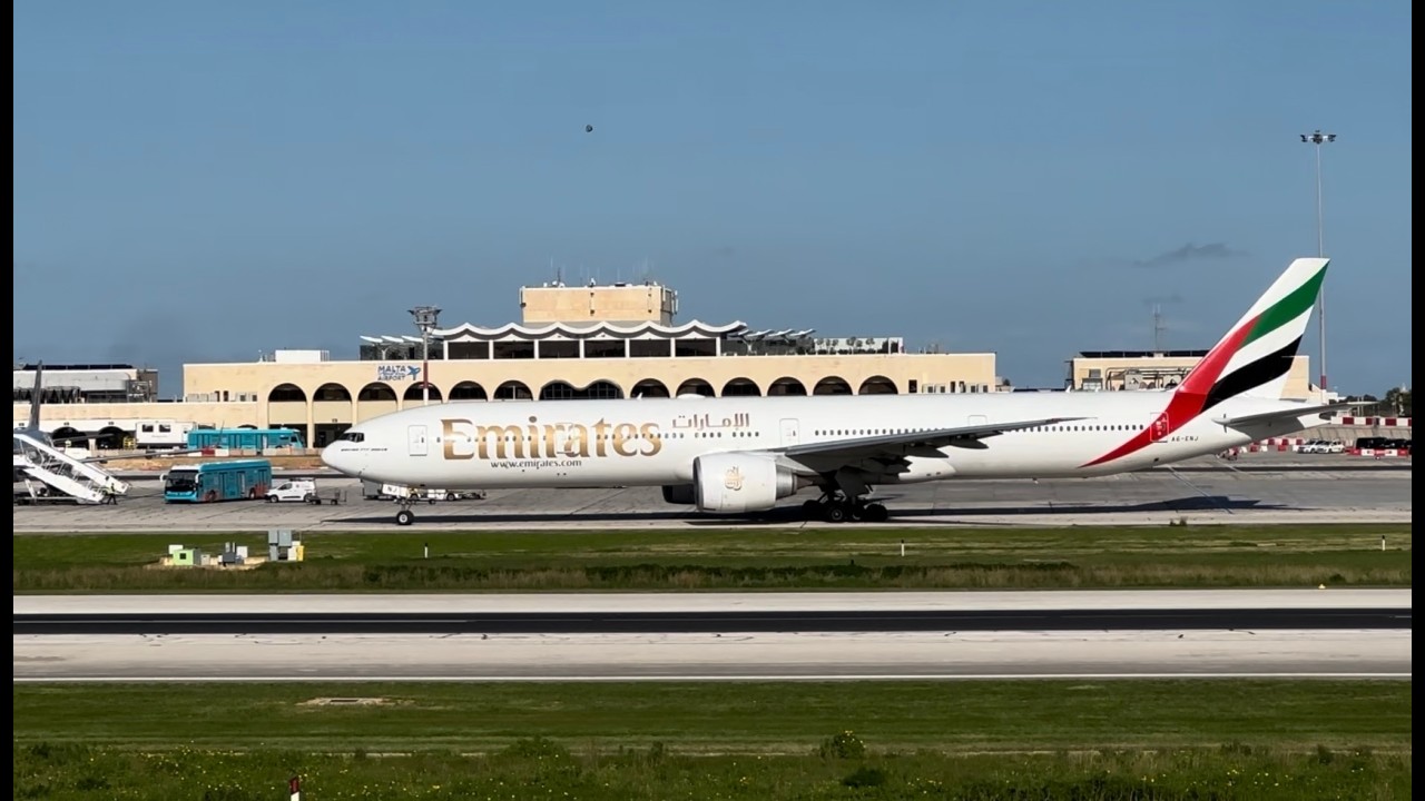✈️ Close-Up Plane Spotting at Malta Airport  Amazing Takeoffs & Landings