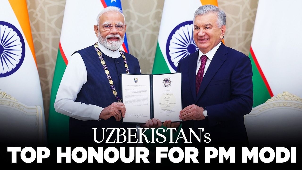 LIVE: PM Modi conferred upon &lsquo;Oliy Darajali Do&rsquo;stlik&rsquo; Order in Tashkent