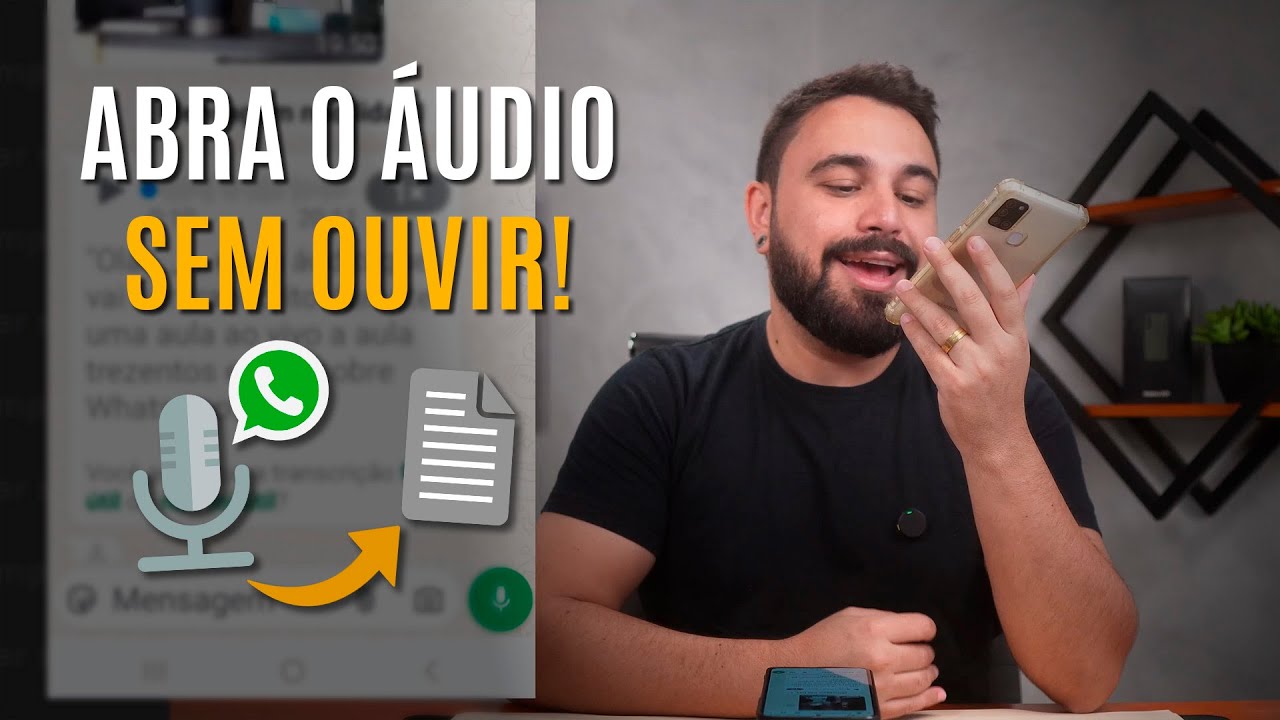COMO TRANSCREVER ÁUDIOS DO WHATSAPP EM TEXTO (NOVA FUNÇÃO!)