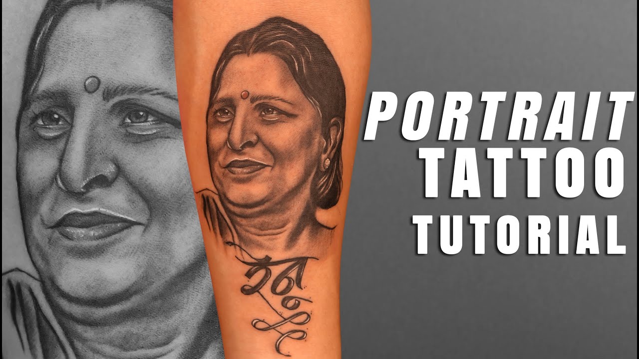 HOW TO MAKE PORTRAIT TATTOO FOR BEGINNERS