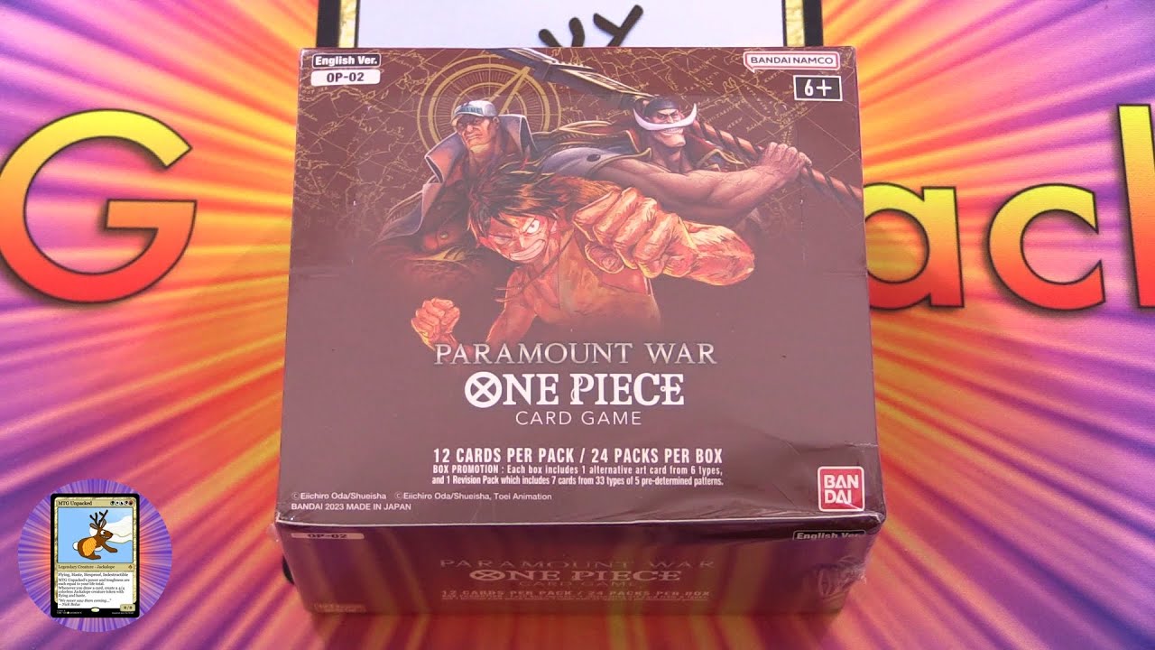 One Piece Paramount War Booster Box Opening!