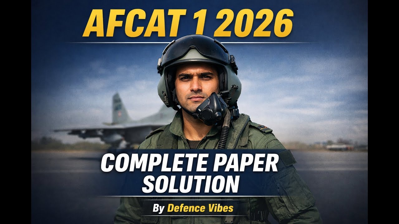 AFCAT 1 2026 Soln NEW  @defense01vibes