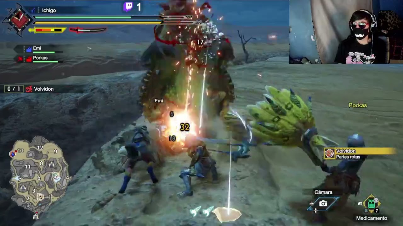 Empezando de cero #mhrise pero ahora con amigos y otra arma