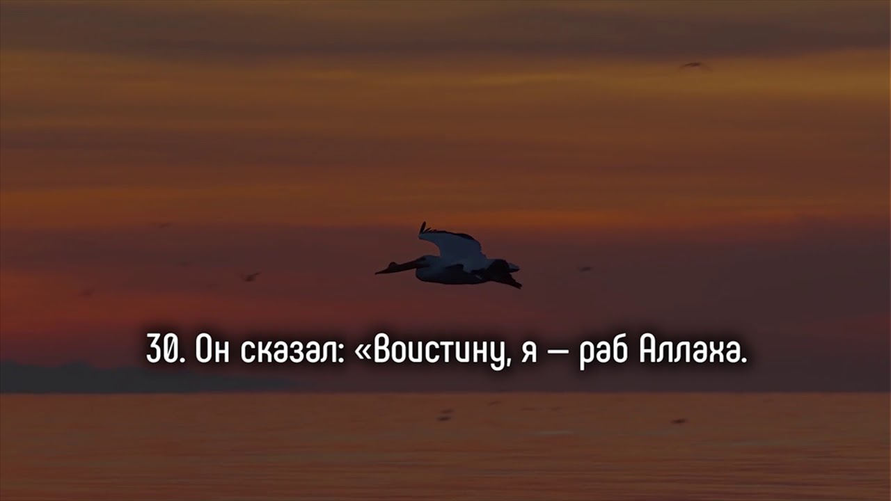 Surah Maryam 19 (аяты 1-55) | Красивое чтение Корана