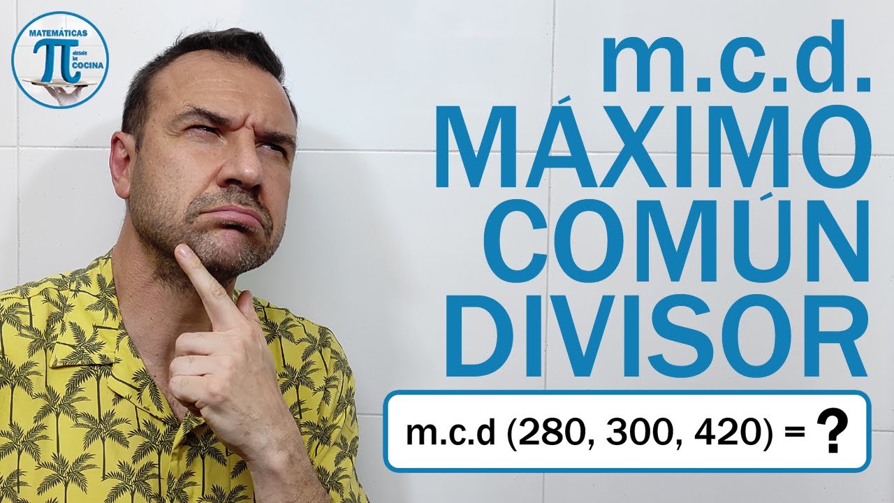MÁXIMO COMÚN DIVISOR (m.c.d.) con descomposición de factores 🤗 ¡No te lo pierdas! 🥇