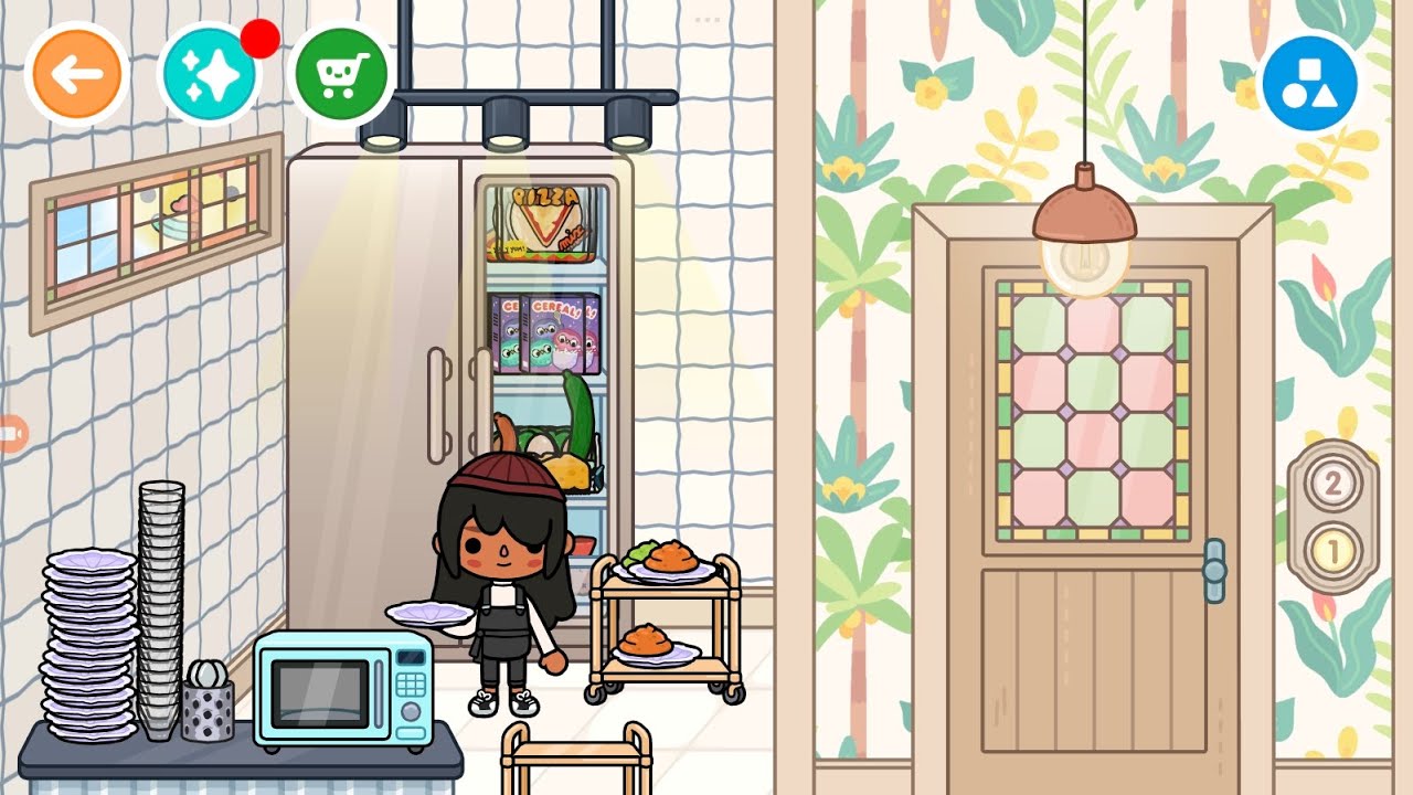 Toca Boca Story ich freue mich auf Kindergarten 🧸🛴