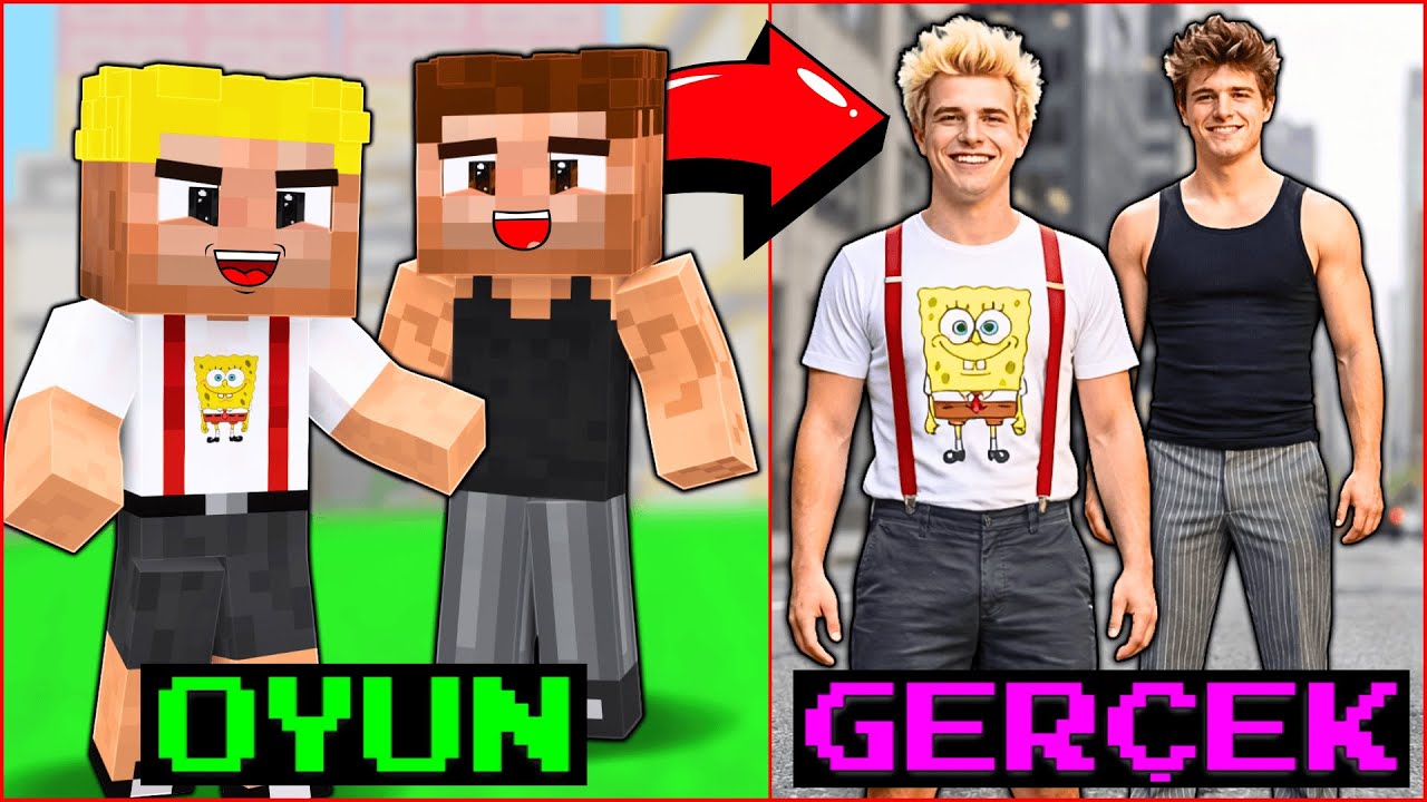 ALİ VE EFEKAN GERÇEK YÜZÜ! 😱 - Minecraft