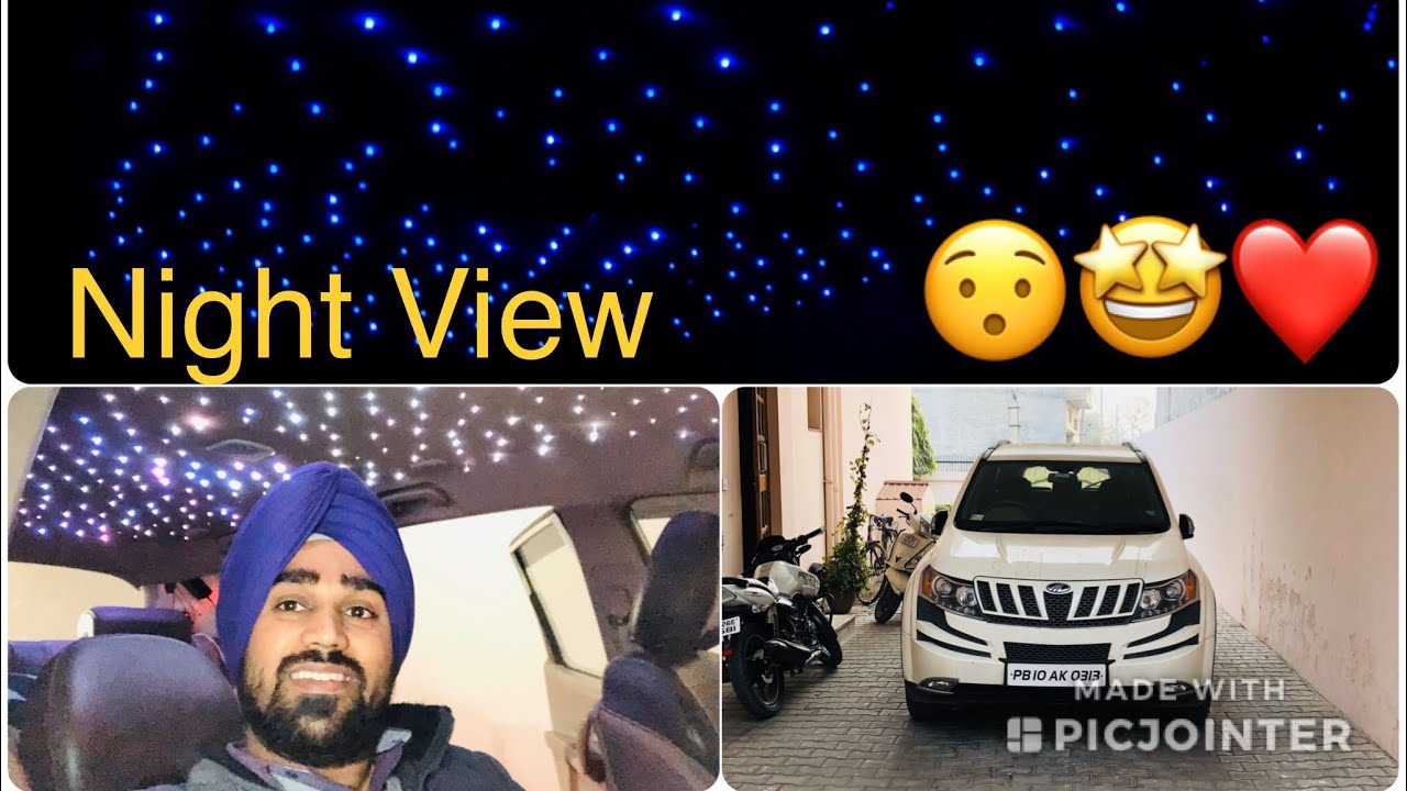 Night View of Rolls Royce Star Headliner in XUV 500 | Raat Ko Kaisa Dikhta Star Headliner