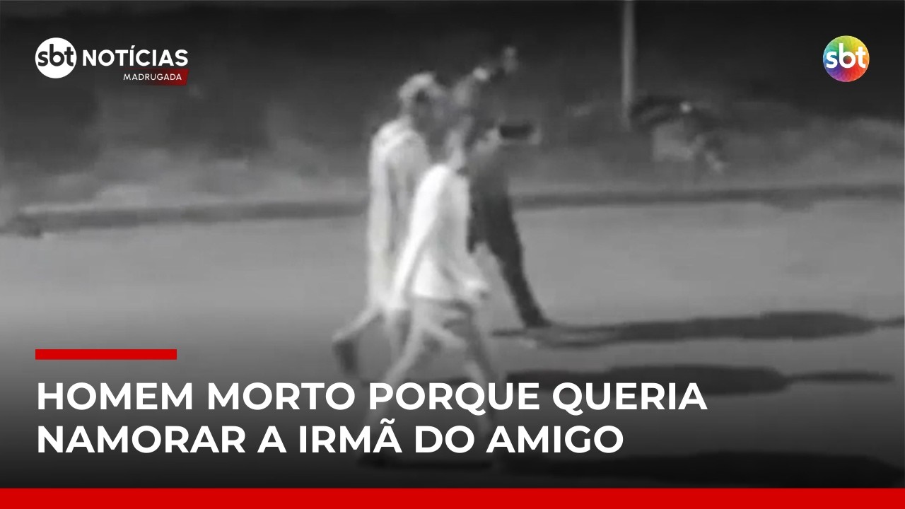Homem é morto após dizer que queria namorar irmã de amigo; dois são presos | #SBTNotícias