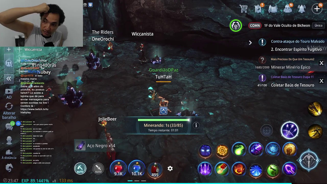 Live de hearthstone e Mir4 dia 4/03/2026 Roxinha: TuhTahPlay