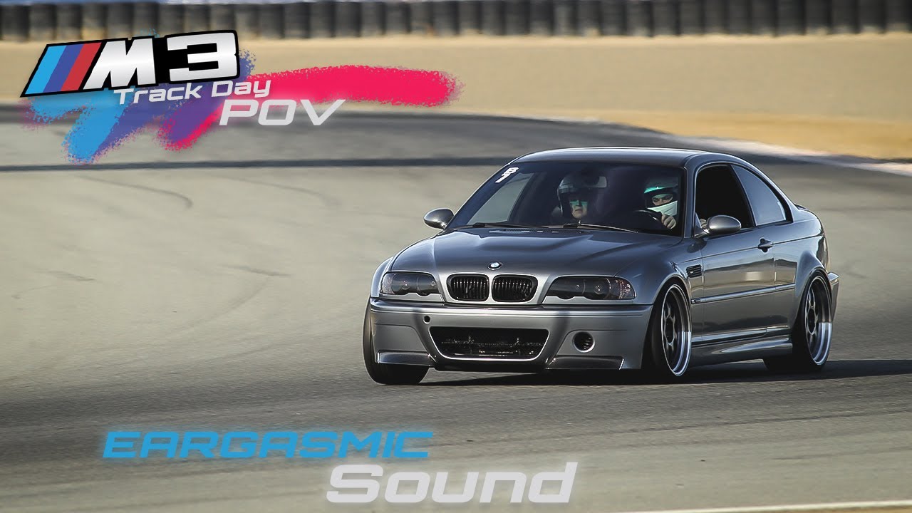 E46 M3 POV Laguna Seca Track Day Drive - UNCUT with Surround Sound - Headphones recommended
