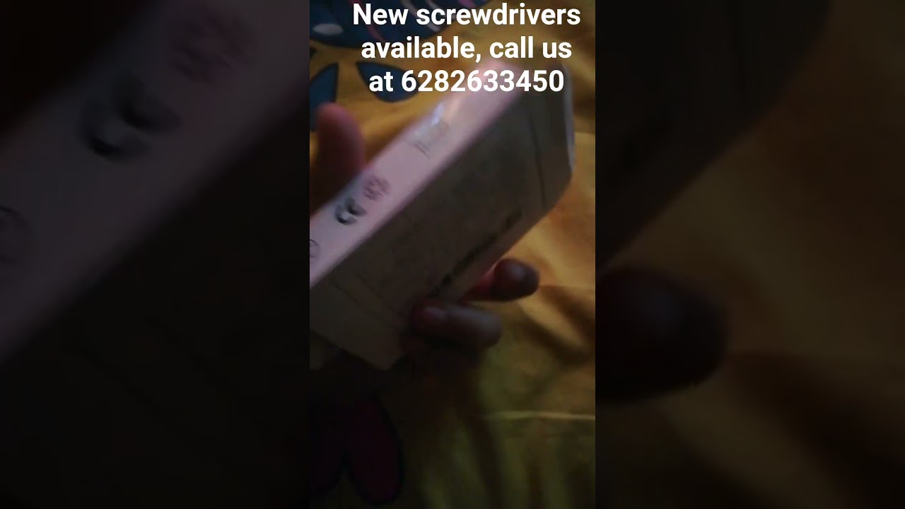 New screwdrivers available 
