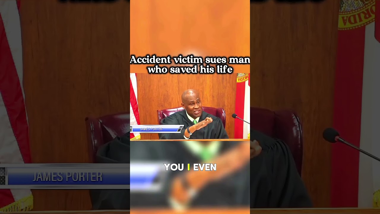 Judge Judy: Accident Victim SUES the Man Who Saved His Life?! Part 3😱⚖️ #Shorts #courtroomdrama