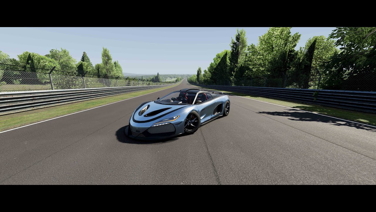 Beamng drive | Nero-Vento Super Rapide vs Nordschleife | 