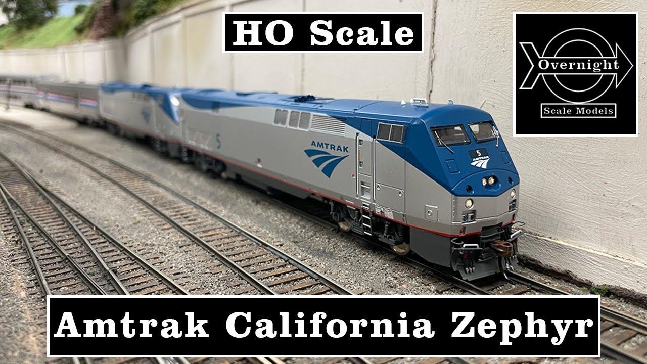 HO Scale Amtrak California Zephyr Athearn Genesis P42s