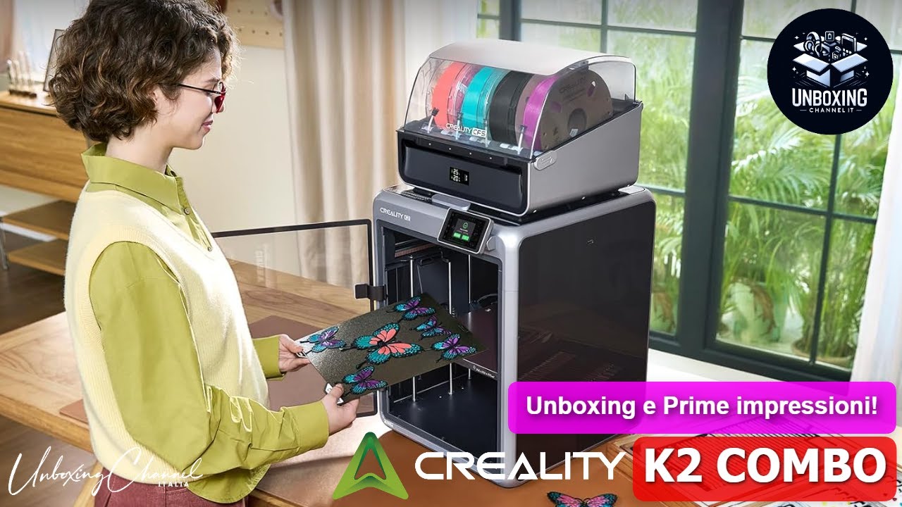 Creality K2 Combo – Unboxing Completo e Prime Impressioni 🔥 La nuova top di gamma?