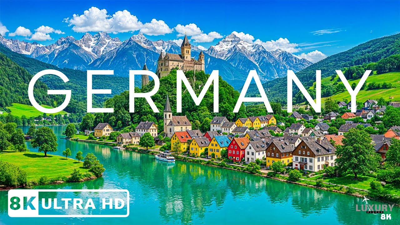 Germany 8K UHD | Serene Landscapes, Castles & Forest Escapes with Relaxing Piano