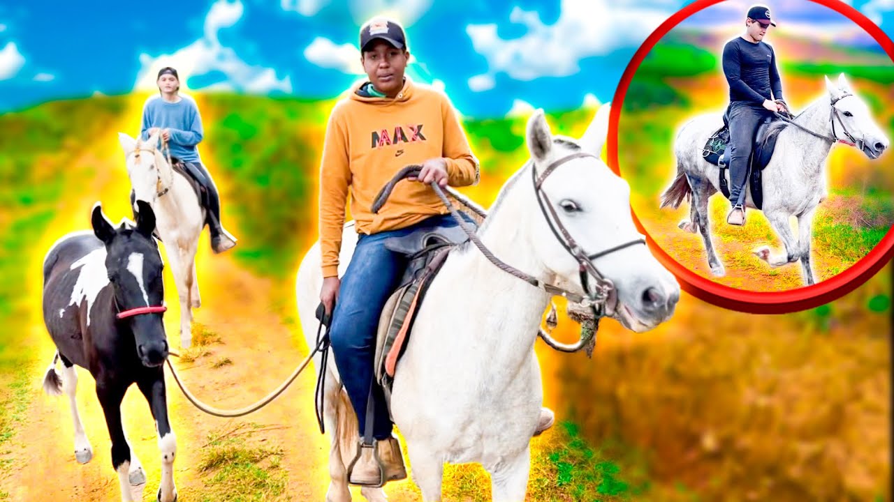 PRIMEIRA CAVALGADA da Minha NOVA &Eacute;GUA