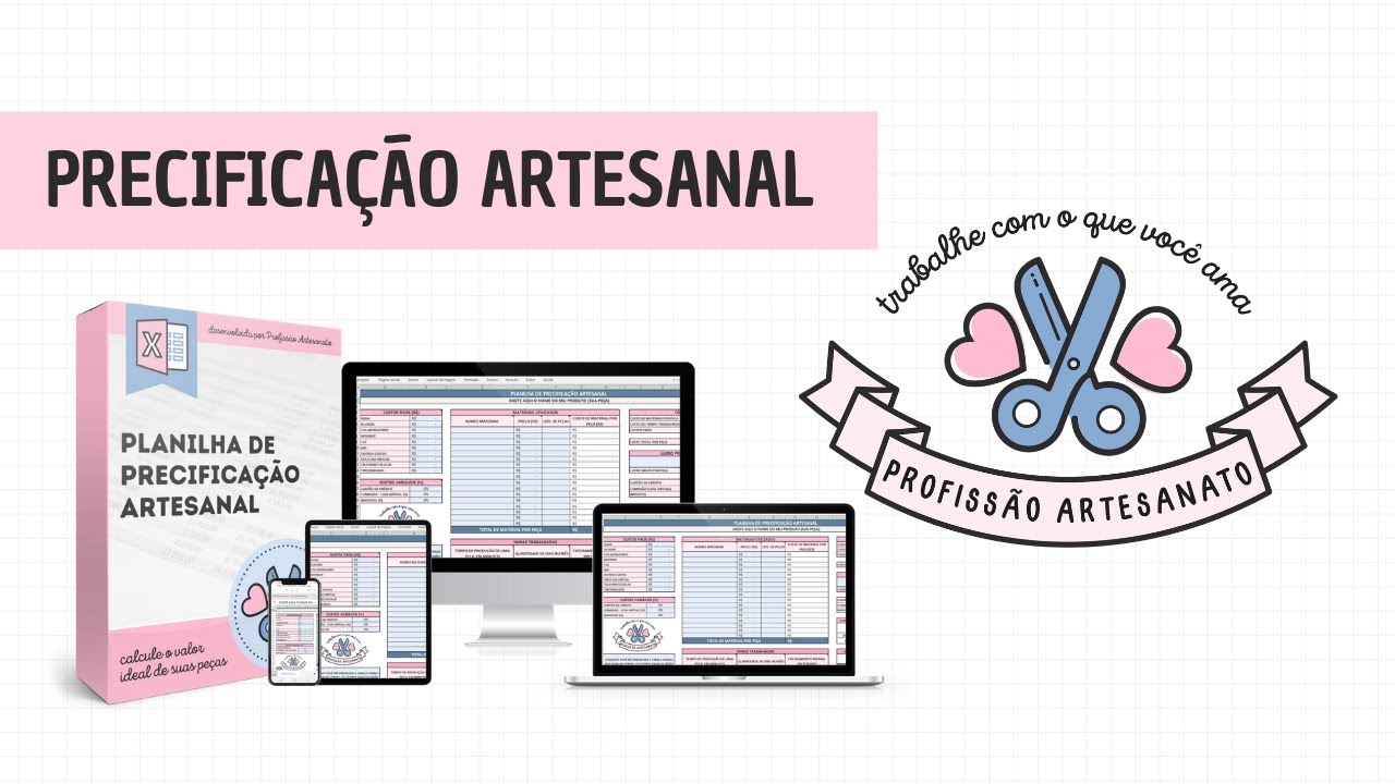 PLANILHA DE PRECIFICAÇÃO ARTESANAL