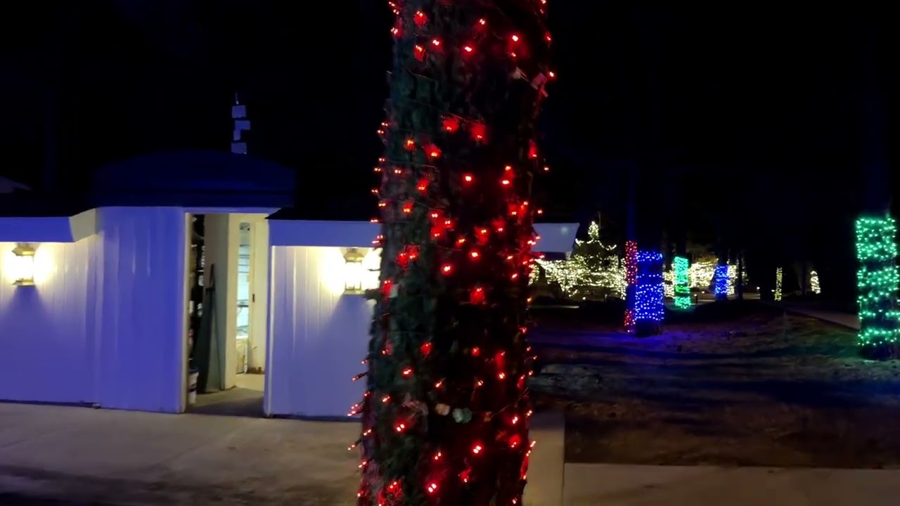 Christmas Lights at Little America Hotel in Flagstaff, Arizona - Part 2 Holiday Light Display