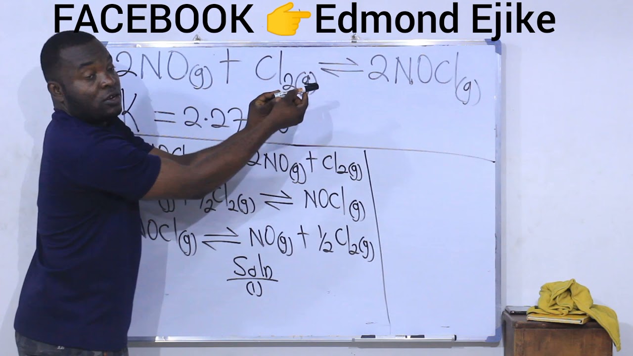 FINDING Keq VALUES OF DERIVED EQUATIONS