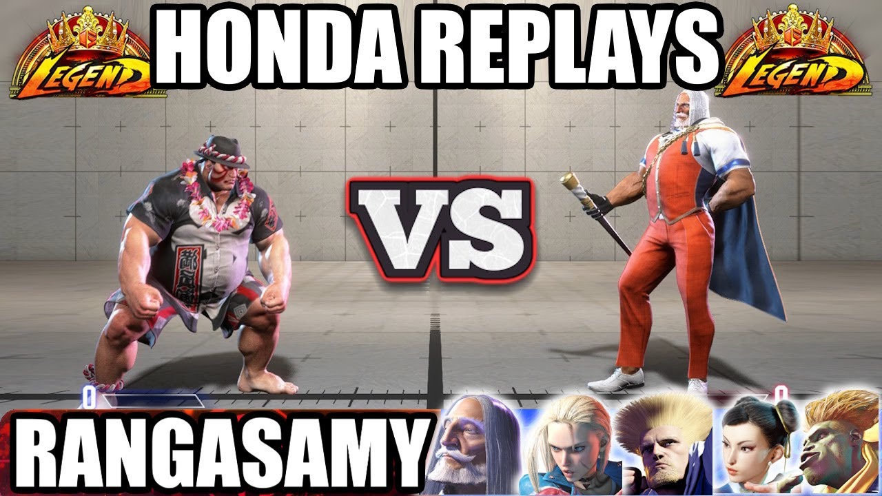 Street Fighter 6 - #3-й Э.Хонда Rangasamy против соперников легендарного ранга