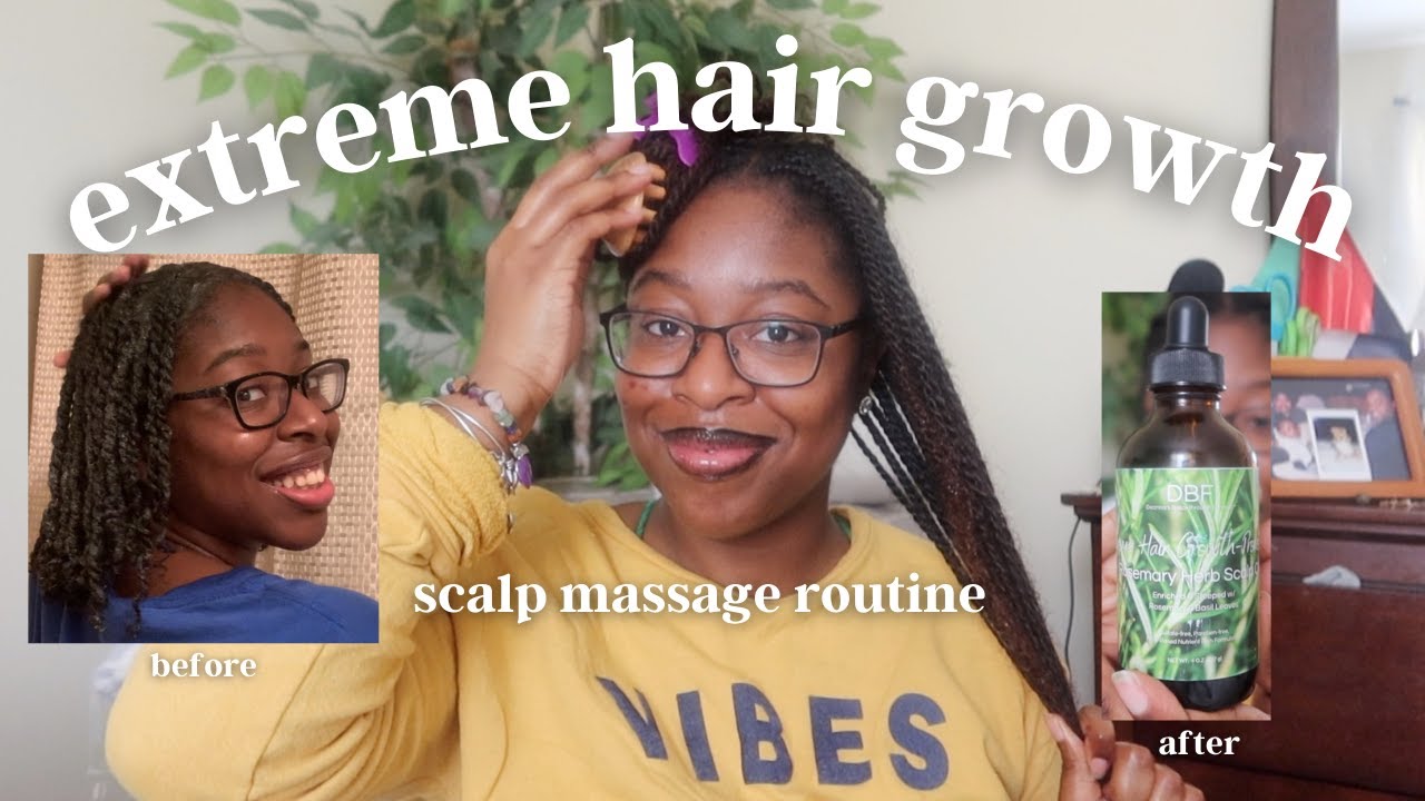 the ONLY scalp massage routine you NEED for extreme hair growth *very detailed*