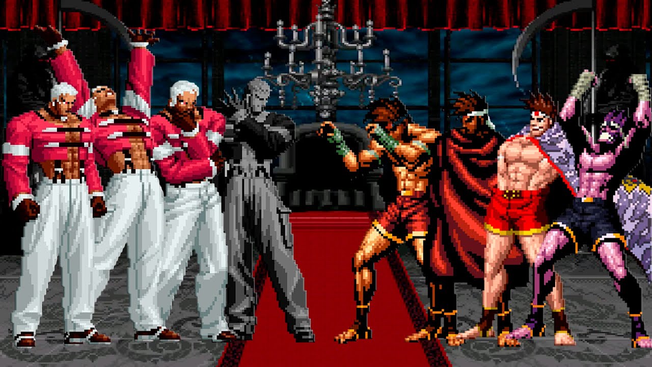 [KOF Mugen] Yashiro Nanakase Team vs Joe Higashi Team