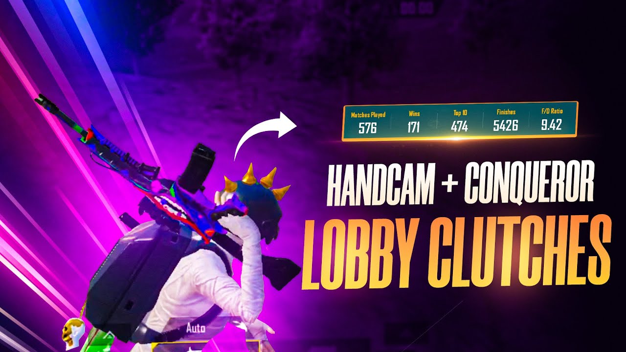 9K/D HANDCAM | CONQUEROR LOBBY CLUTCHES 🔱