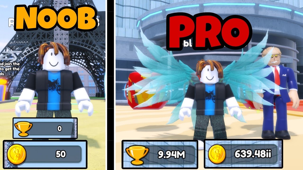 From Noob to Pro Without Robux in Climb and Jump Tower!