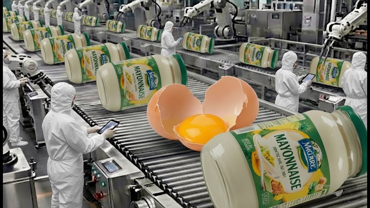 Inside the Largest U.S. Mayonnaise Factory – Full Process