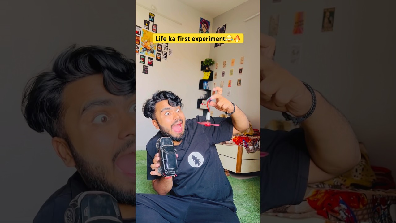 Life ka first experiment 😂🔥| Indian family #shorts #indian #relatable #chaman #chotabhai #bachpan