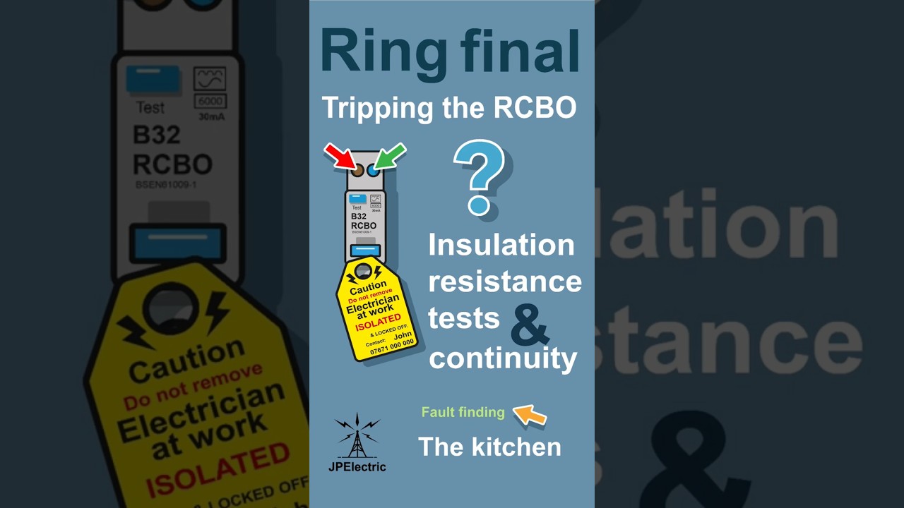 Finding the fault.  Part one #electrician #electrical #electric
