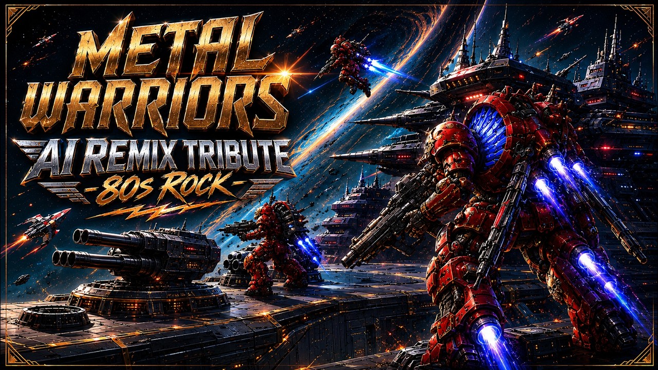 Metal Warriors SNES | AI Remix Tribute | 80s Rock