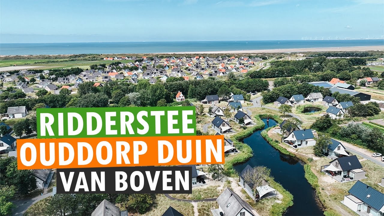 RIDDERSTEE OUDDORP DUIN 🌊 VAN BOVEN | DRONE-BEELDEN! 🚁 | 4K | PARKVAKANTIES 💚